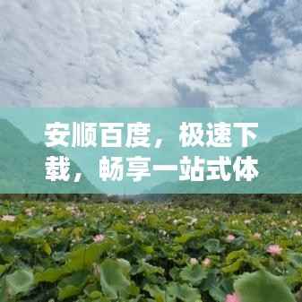 安顺百度，极速下载，畅享一站式体验