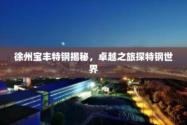 徐州宝丰特钢揭秘，卓越之旅探特钢世界