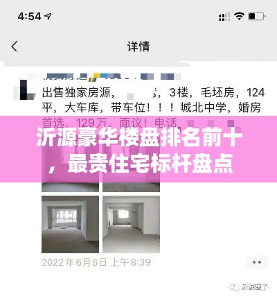 沂源豪华楼盘排名前十,最贵住宅标杆盘点