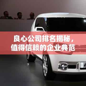 良心公司排名揭秘，值得信赖的企业典范榜单