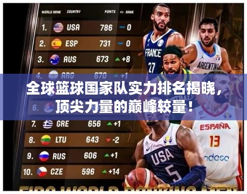 全球篮球国家队实力排名揭晓，顶尖力量的巅峰较量！