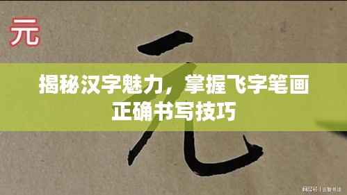 揭秘汉字魅力,掌握飞字笔画正确书写技巧