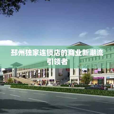 邳州独家连锁店的商业新潮流引领者