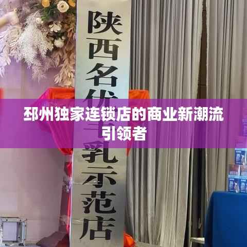 邳州独家连锁店的商业新潮流引领者