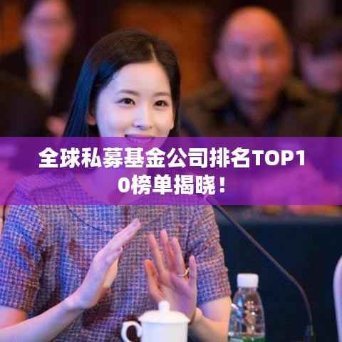 全球私募基金公司排名TOP10榜单揭晓！