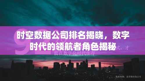 时空数据公司排名揭晓，数字时代的领航者角色揭秘
