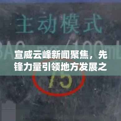 宣威云峰新闻聚焦,先锋力量引领地方发展之路