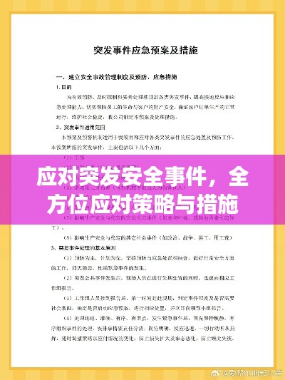 应对突发安全事件,全方位应对策略与措施