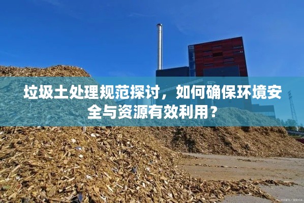 垃圾土处理规范探讨,如何确保环境安全与资源有效利用?