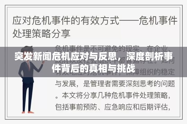 突发新闻危机应对与反思,深度剖析事件背后的真相与挑战