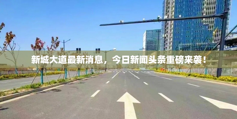 新城大道最新消息,今日新闻头条重磅来袭!