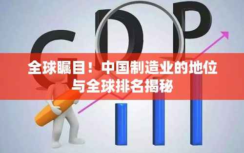 全球瞩目!中国制造业的地位与全球排名揭秘