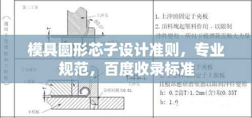 模具圆形芯子设计准则,专业规范,百度收录标准