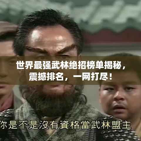 世界最强武林绝招榜单揭秘，震撼排名，一网打尽！