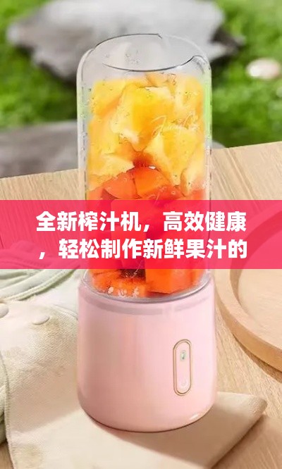全新榨汁机，高效健康，轻松制作新鲜果汁的首选！