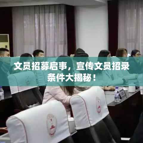 文员招募启事，宣传文员招录条件大揭秘！