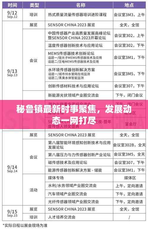 秘鲁镇最新时事聚焦，发展动态一网打尽