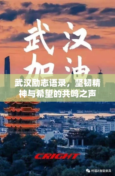 武汉励志语录,坚韧精神与希望的共鸣之声