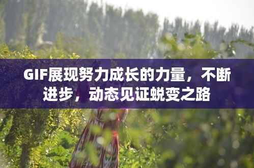 GIF展现努力成长的力量，不断进步，动态见证蜕变之路