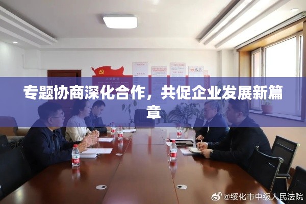 专题协商深化合作,共促企业发展新篇章