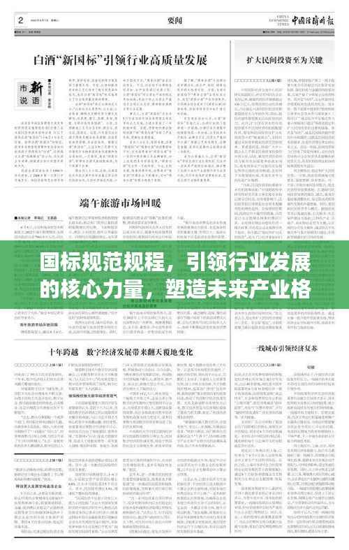 国标规范规程，引领行业发展的核心力量，塑造未来产业格局