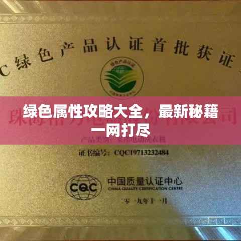 绿色属性攻略大全，最新秘籍一网打尽