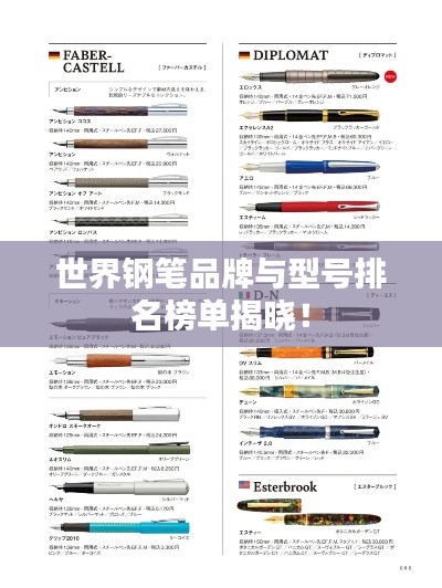 世界钢笔品牌与型号排名榜单揭晓!