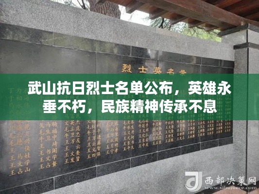 武山抗日烈士名单公布,英雄永垂不朽,民族精神传承不息